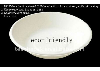 680ml biodegradable paper(bagasse) bowl